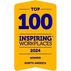 Top 100 inspirierende Arbeitsplätze Nordamerika 2024 Gewinner