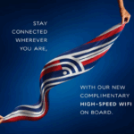 Kostenloses High-Speed-WLAN an Bord verfügbar.
