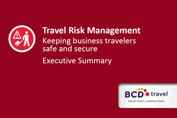 White Paper Travel Risk Management Executive Summary