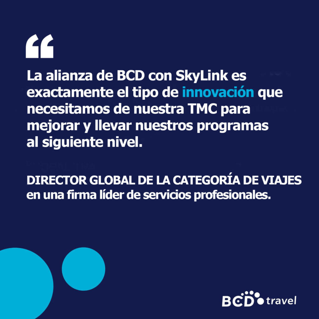 BCD se asocia con SkyLink para ofrecer un asistente de viajes con IA integrado a chat corporativo