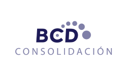 Logotipo de BCD Consolidación con círculos
