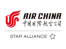Logo Air China con scritte Star Alliance
