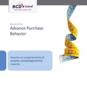 Advance Purchase Behavior