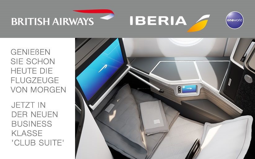 British Airways stellt Neue Business Klasse ‘Club Suite’ vor