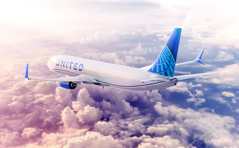 United Airlines glänzt mit neuer Flugzeugbemalung