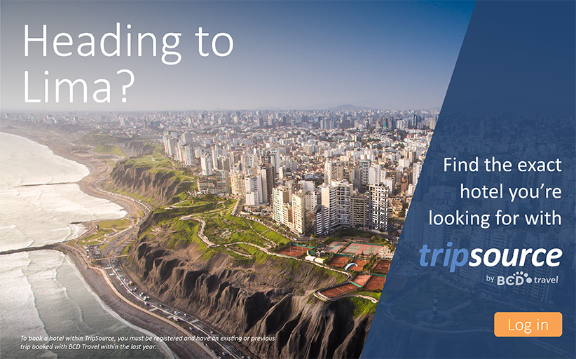 TripSource booking ad - Lima