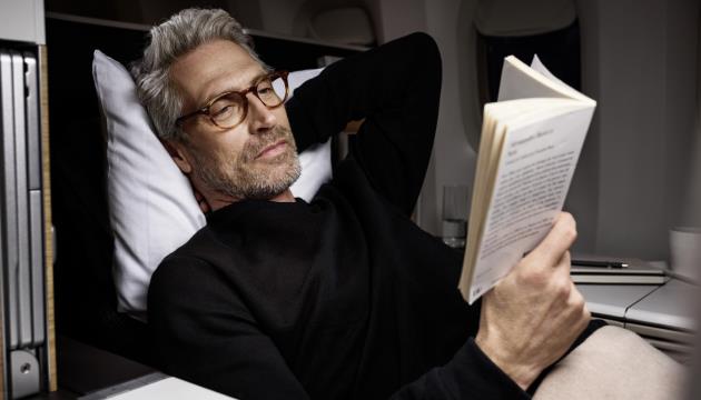 Select SWISS Business Class for long-haul flights