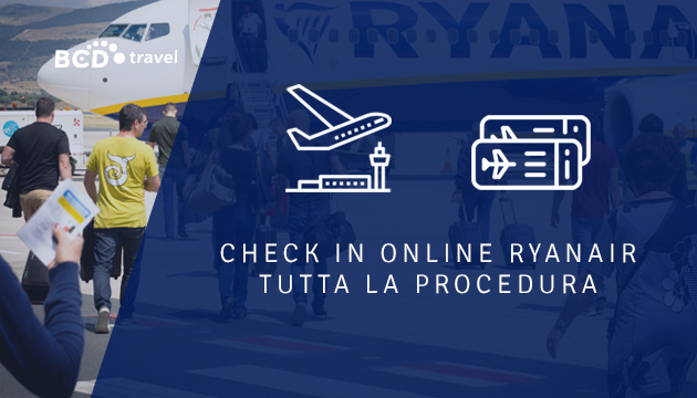 Move Check in online Ryanair BCD Travel Italia