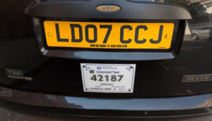 Move Taxi a Londra targa BCD Travel Italia