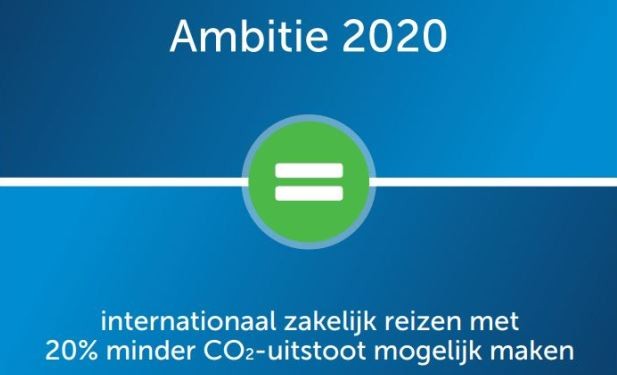Ambitie 2020: Minder CO2-uitstoot bij zakenreizen