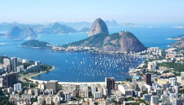Uitzicht op Rio de Janeiro's baai en Suikerbroodberg.