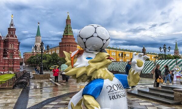 Mascotte voor 2018 FIFA Wereldbeker in Rusland.