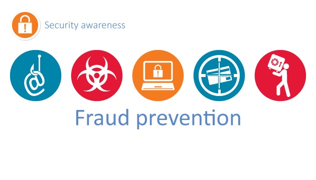 Beveiliging en fraudepreventie symbolen