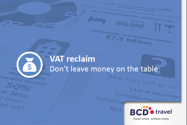 VAT reclaim - BCD Travel white paper