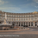 Anantara Palazzo Naiadi Hotel in Rome, Italy exterior.