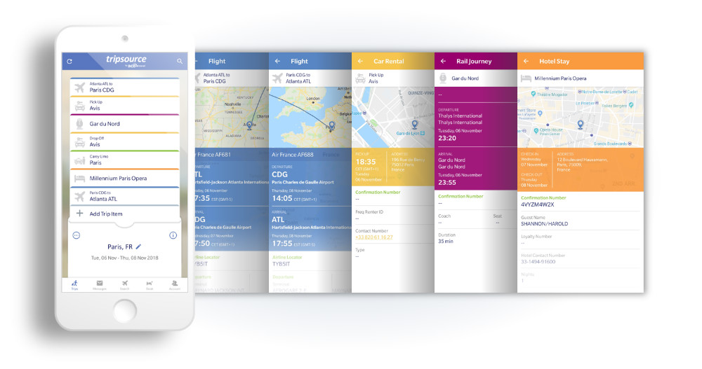 TripSource dynamic trip information