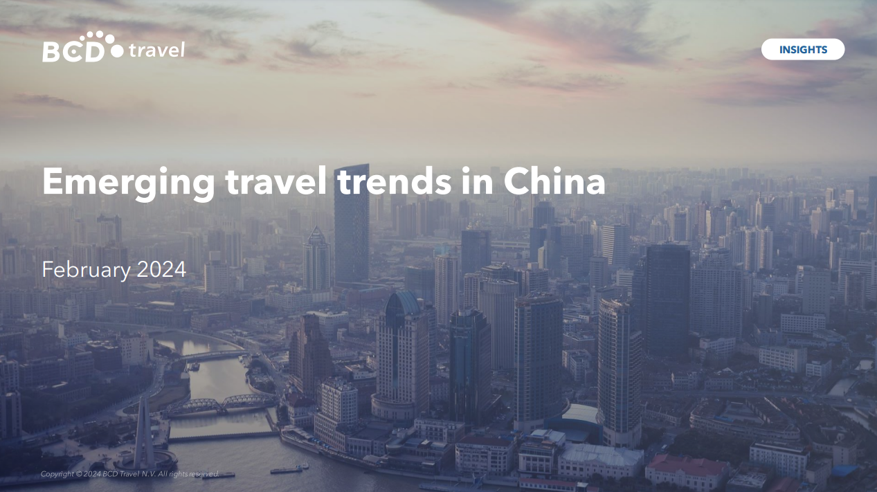Emerging travel trends in China