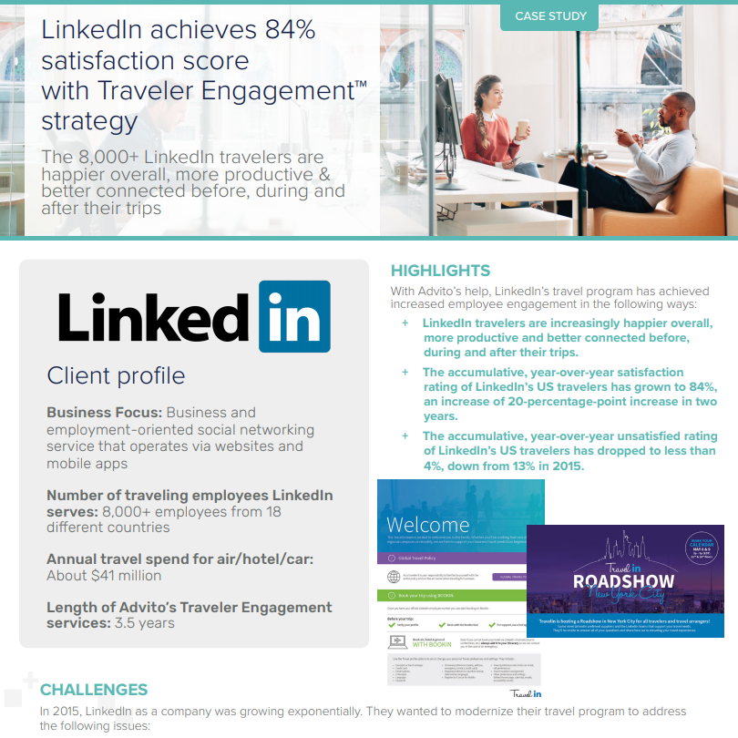 Engaging travelers at LinkedIn