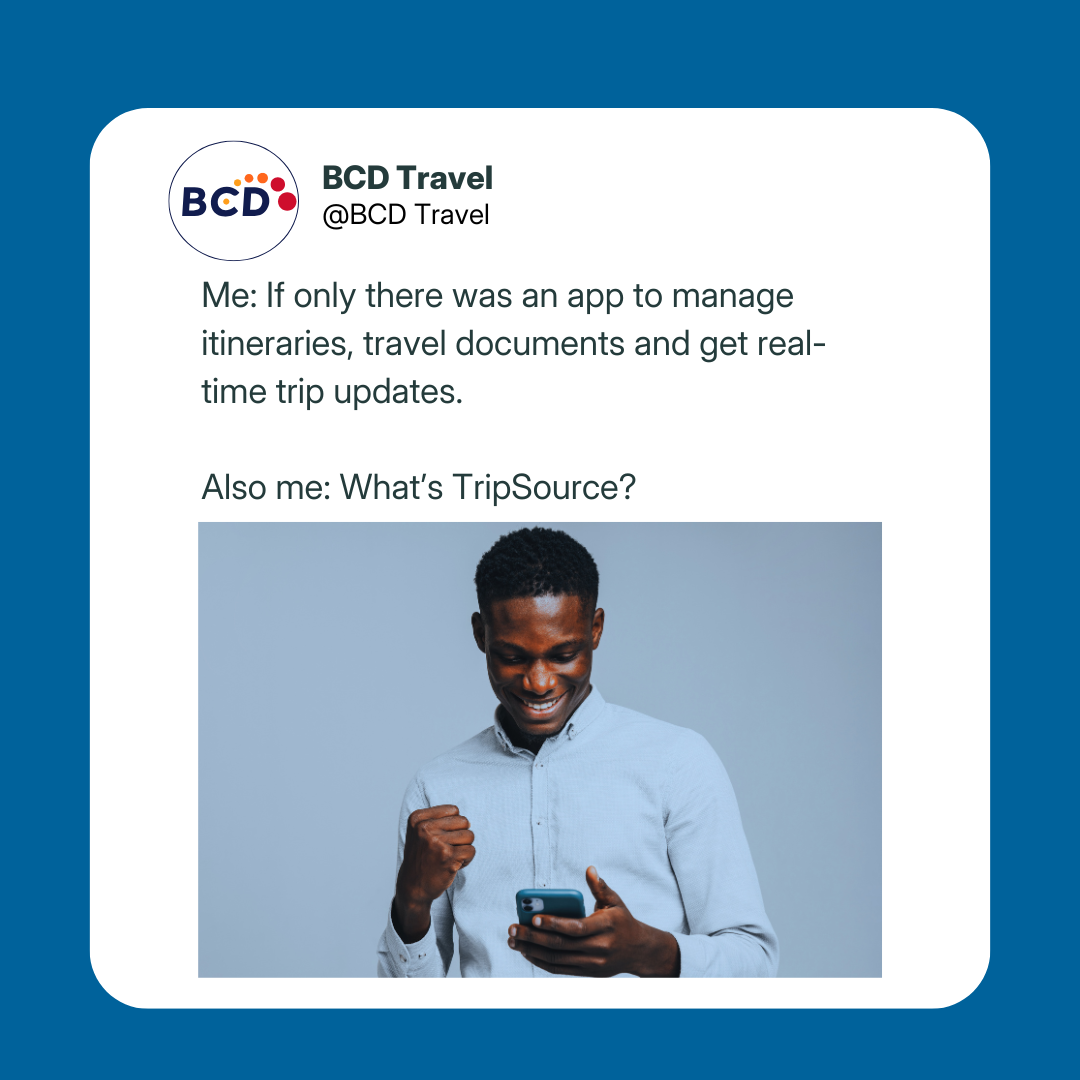 Man using travel app on smartphone.