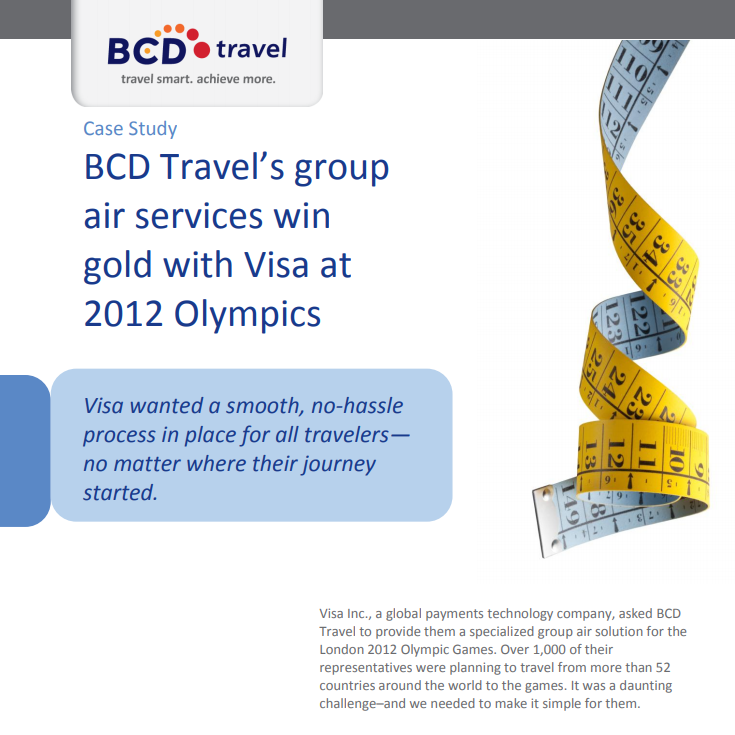 bcd travel visa services
