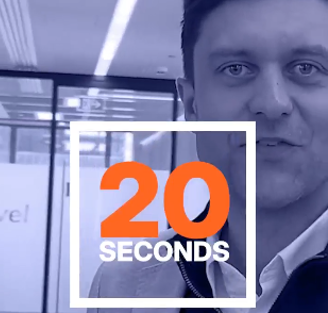 Person pictured with text: 20 Seconds