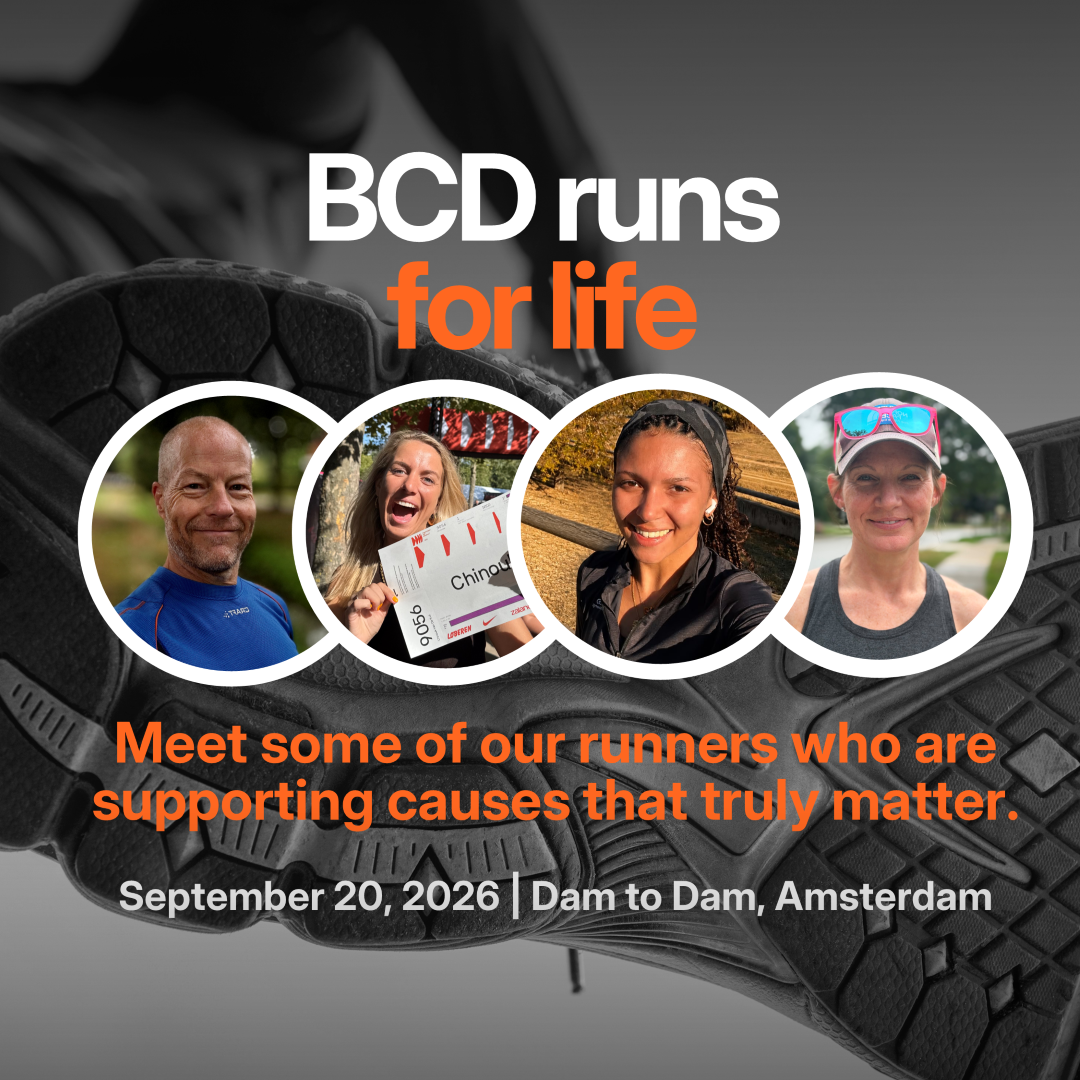 BCD charity runners campaign for Dam to Dam Amsterdam