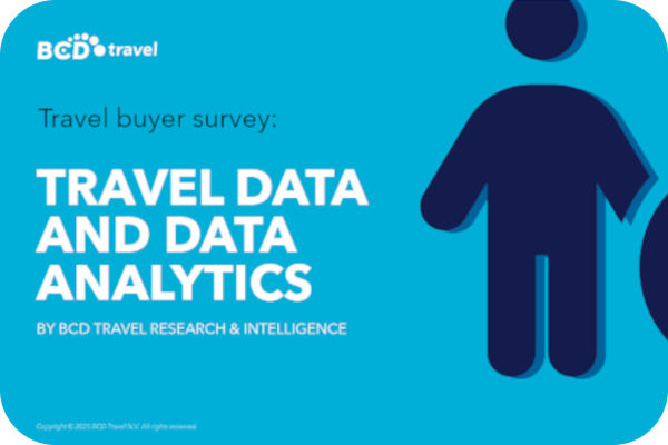 Travel data and analytics survey cover image.