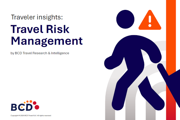 Traveler insights: Travel Risk Management