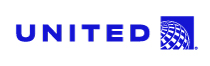 United Airlines logo with globe symbol