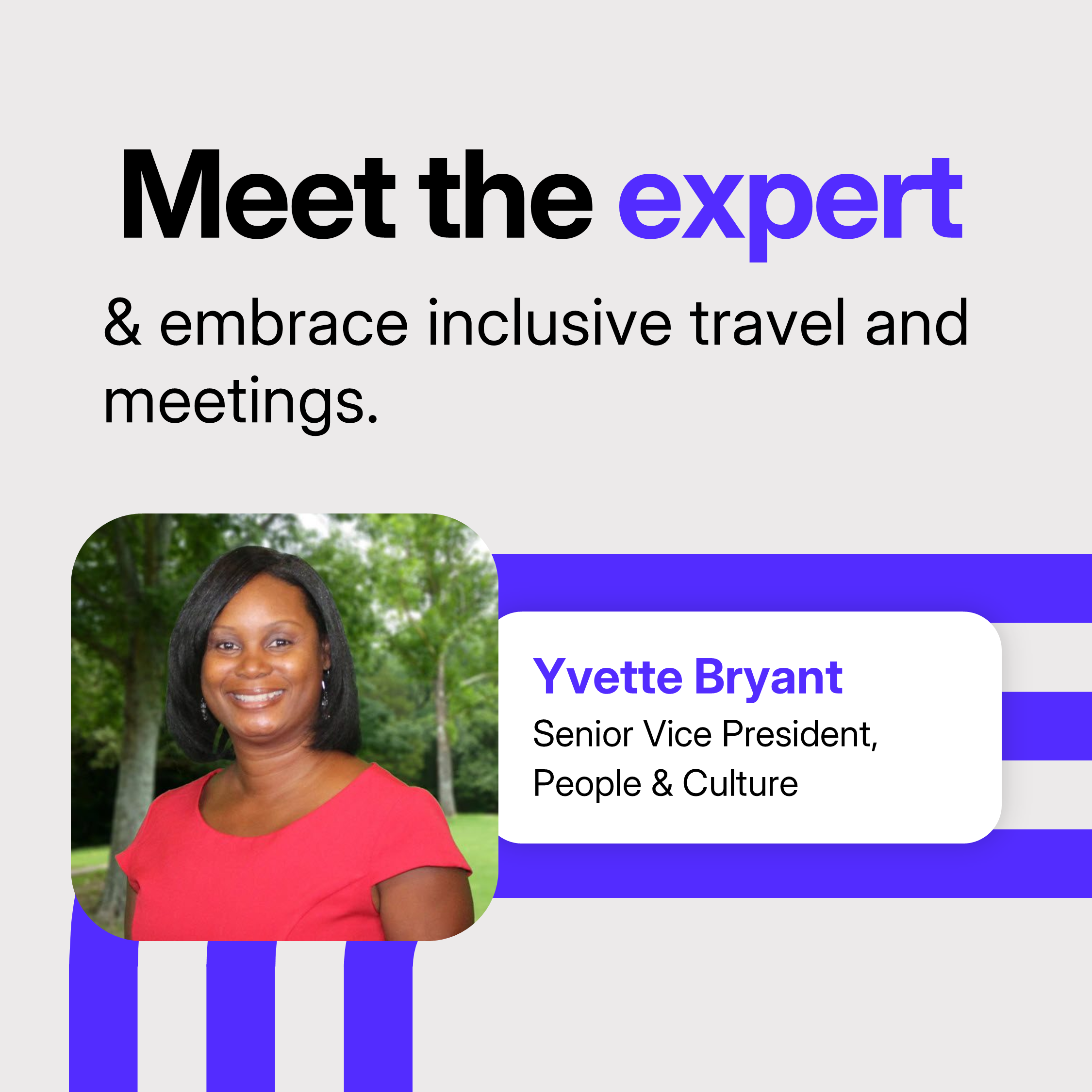 Meet the expert Yvette Bryant promotion
