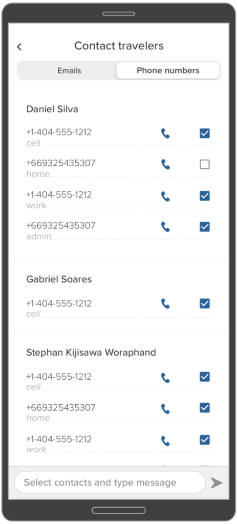 BCD Alert Contacts