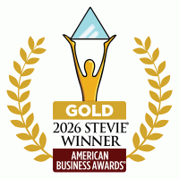 Gold 2026 Stevie Award Winner logo
