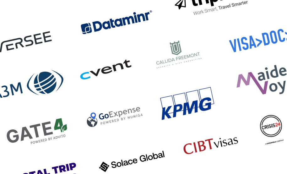 Collage of various company logos