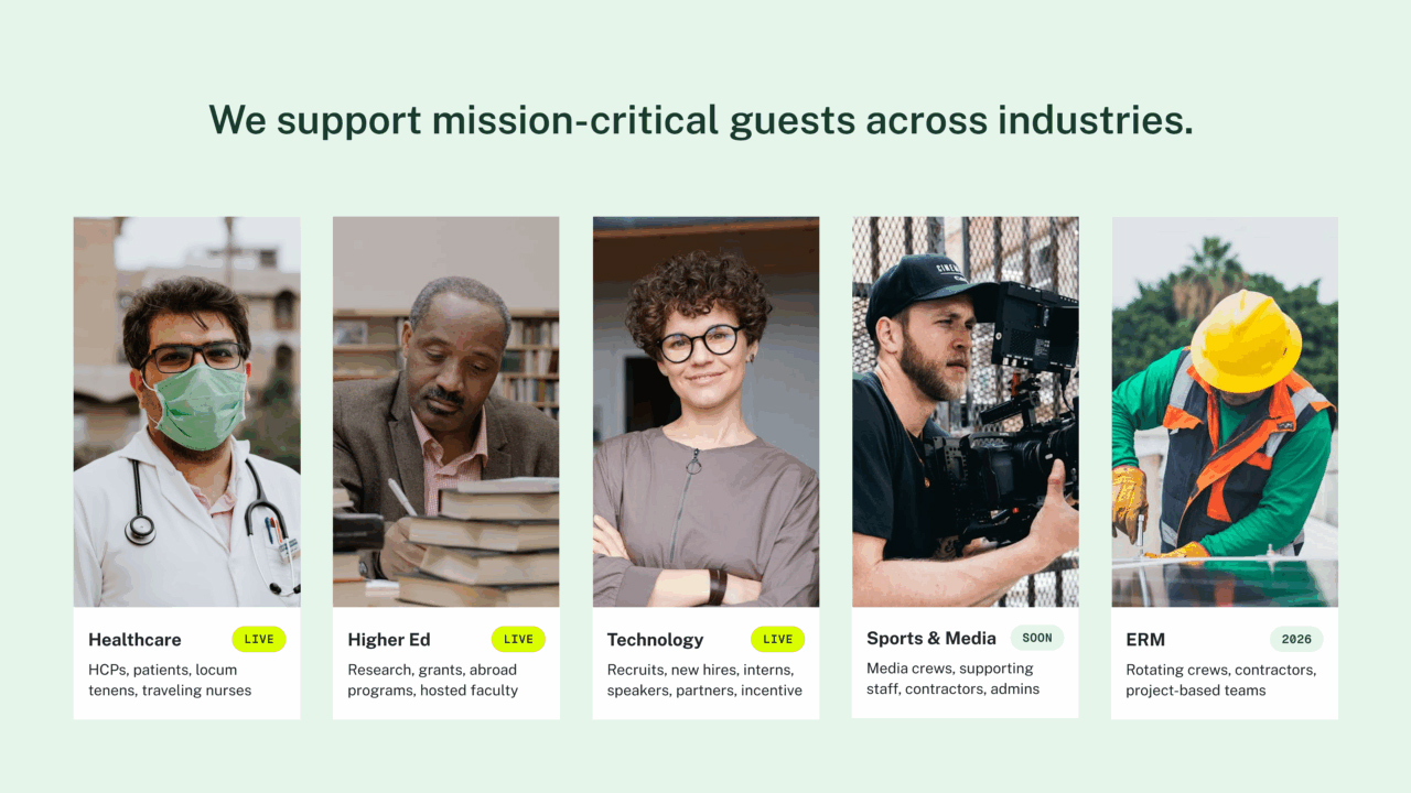Industries supported: healthcare, education, tech, media, construction