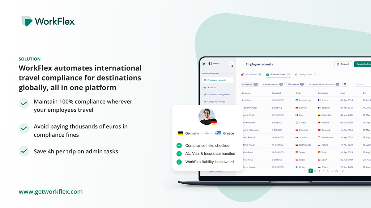 WorkFlex platform automating global travel compliance